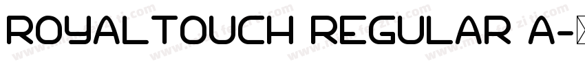 royaltouch regular a字体转换